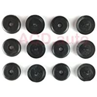 ACD. Clip 443857847b 30set X tapón de cinturón de nylon Nuevo universal Negro